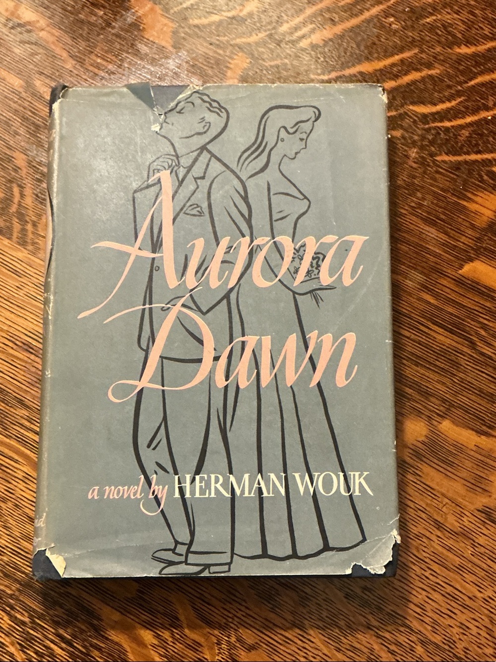 Vintage Hardcover Aurora Dawn Herman Wouk 1947 First Edition